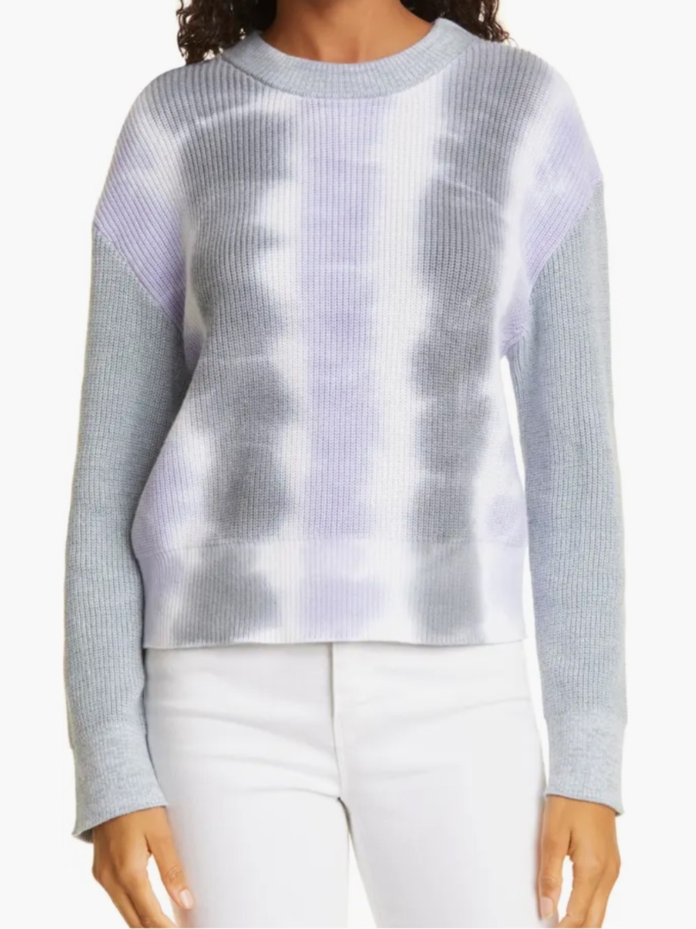 Rails Karis Cashmere Tie Dye Stripe Cotton & Sweater size small